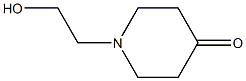 1-(2-hydroxyethyl)piperidin-4-one 结构式