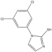 1-(3,5-dichlorophenyl)-1H-imidazole-2-thiol 结构式