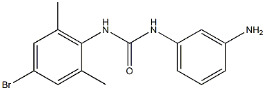 1-(3-aminophenyl)-3-(4-bromo-2,6-dimethylphenyl)urea 结构式