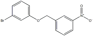 1-(3-bromophenoxymethyl)-3-nitrobenzene 结构式