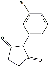 1-(3-bromophenyl)pyrrolidine-2,5-dione 结构式