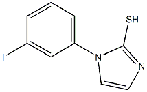 1-(3-iodophenyl)-1H-imidazole-2-thiol 结构式