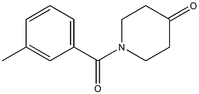 1-(3-methylbenzoyl)piperidin-4-one 结构式