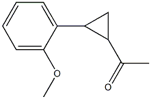 1-[2-(2-methoxyphenyl)cyclopropyl]ethan-1-one 结构式