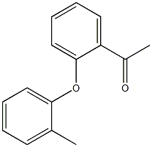 1-[2-(2-methylphenoxy)phenyl]ethan-1-one 结构式