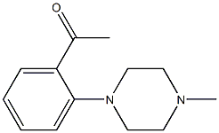 1-[2-(4-methylpiperazin-1-yl)phenyl]ethan-1-one 结构式