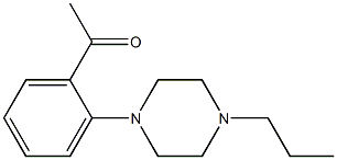 1-[2-(4-propylpiperazin-1-yl)phenyl]ethan-1-one 结构式