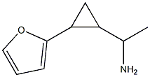 1-[2-(furan-2-yl)cyclopropyl]ethan-1-amine 结构式