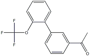 1-[2'-(trifluoromethoxy)-1,1'-biphenyl-3-yl]ethanone 结构式