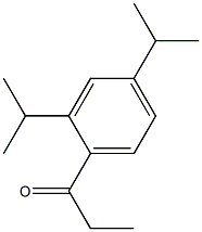 1-[2,4-bis(propan-2-yl)phenyl]propan-1-one 结构式