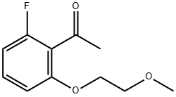 1-[2-fluoro-6-(2-methoxyethoxy)phenyl]ethan-1-one 结构式