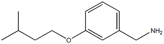 1-[3-(3-methylbutoxy)phenyl]methanamine 结构式