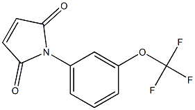 1-[3-(trifluoromethoxy)phenyl]-2,5-dihydro-1H-pyrrole-2,5-dione 结构式