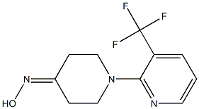 1-[3-(trifluoromethyl)pyridin-2-yl]piperidin-4-one oxime 结构式