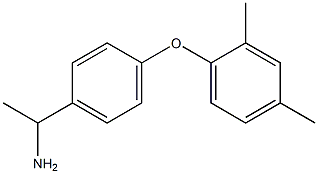 1-[4-(2,4-dimethylphenoxy)phenyl]ethan-1-amine 结构式