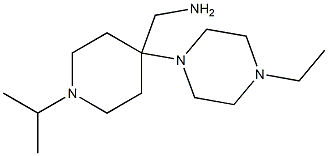 1-[4-(4-ethylpiperazin-1-yl)-1-isopropylpiperidin-4-yl]methanamine 结构式