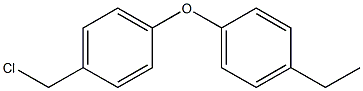 1-[4-(chloromethyl)phenoxy]-4-ethylbenzene 结构式