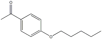 1-[4-(pentyloxy)phenyl]ethan-1-one 结构式