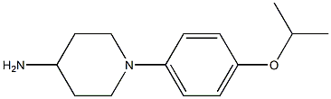 1-[4-(propan-2-yloxy)phenyl]piperidin-4-amine 结构式