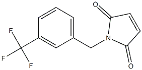 1-{[3-(trifluoromethyl)phenyl]methyl}-2,5-dihydro-1H-pyrrole-2,5-dione 结构式