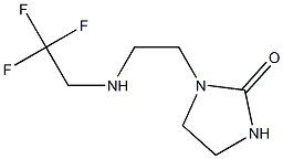 1-{2-[(2,2,2-trifluoroethyl)amino]ethyl}imidazolidin-2-one 结构式