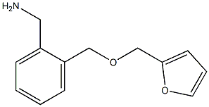 1-{2-[(2-furylmethoxy)methyl]phenyl}methanamine 结构式