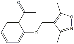 1-{2-[(3,5-dimethyl-1,2-oxazol-4-yl)methoxy]phenyl}ethan-1-one 结构式