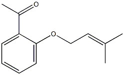 1-{2-[(3-methylbut-2-en-1-yl)oxy]phenyl}ethan-1-one 结构式