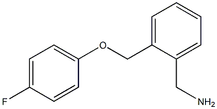 1-{2-[(4-fluorophenoxy)methyl]phenyl}methanamine 结构式