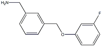 1-{3-[(3-fluorophenoxy)methyl]phenyl}methanamine 结构式