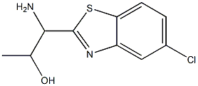 1-amino-1-(5-chloro-1,3-benzothiazol-2-yl)propan-2-ol 结构式