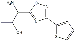 1-amino-1-[3-(thiophen-2-yl)-1,2,4-oxadiazol-5-yl]propan-2-ol 结构式