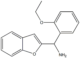 1-benzofuran-2-yl(2-ethoxyphenyl)methanamine 结构式