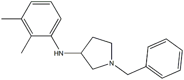 1-benzyl-N-(2,3-dimethylphenyl)pyrrolidin-3-amine 结构式