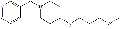 1-benzyl-N-(3-methoxypropyl)piperidin-4-amine 结构式