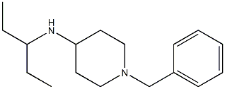 1-benzyl-N-(pentan-3-yl)piperidin-4-amine 结构式