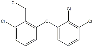 1-chloro-2-(chloromethyl)-3-(2,3-dichlorophenoxy)benzene 结构式