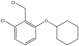 1-chloro-2-(chloromethyl)-3-(cyclohexyloxy)benzene 结构式