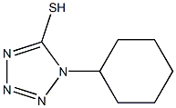 1-cyclohexyl-1H-1,2,3,4-tetrazole-5-thiol 结构式