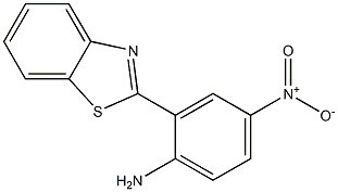 2-(1,3-benzothiazol-2-yl)-4-nitroaniline 结构式