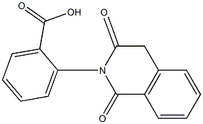 2-(1,3-dioxo-1,2,3,4-tetrahydroisoquinolin-2-yl)benzoic acid 结构式