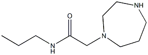 2-(1,4-diazepan-1-yl)-N-propylacetamide 结构式