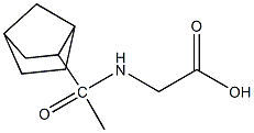 2-(1-{bicyclo[2.2.1]heptan-2-yl}acetamido)acetic acid 结构式