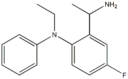 2-(1-aminoethyl)-N-ethyl-4-fluoro-N-phenylaniline 结构式