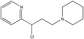 2-(1-chloro-3-piperidin-1-ylpropyl)pyridine 结构式