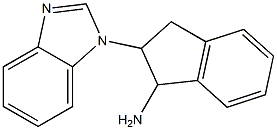 2-(1H-benzimidazol-1-yl)-2,3-dihydro-1H-inden-1-ylamine 结构式