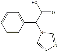 2-(1H-imidazol-1-yl)-2-phenylacetic acid 结构式