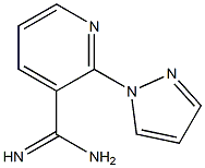 2-(1H-pyrazol-1-yl)pyridine-3-carboximidamide 结构式