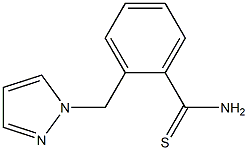 2-(1H-pyrazol-1-ylmethyl)benzenecarbothioamide 结构式