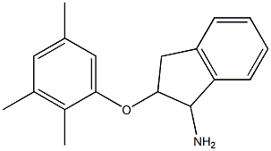 2-(2,3,5-trimethylphenoxy)-2,3-dihydro-1H-inden-1-amine 结构式